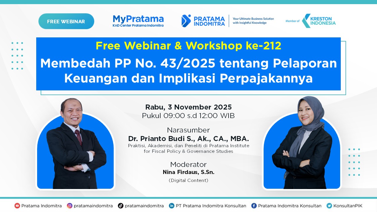 Webinar Implementasi Perpajakan PP No.43